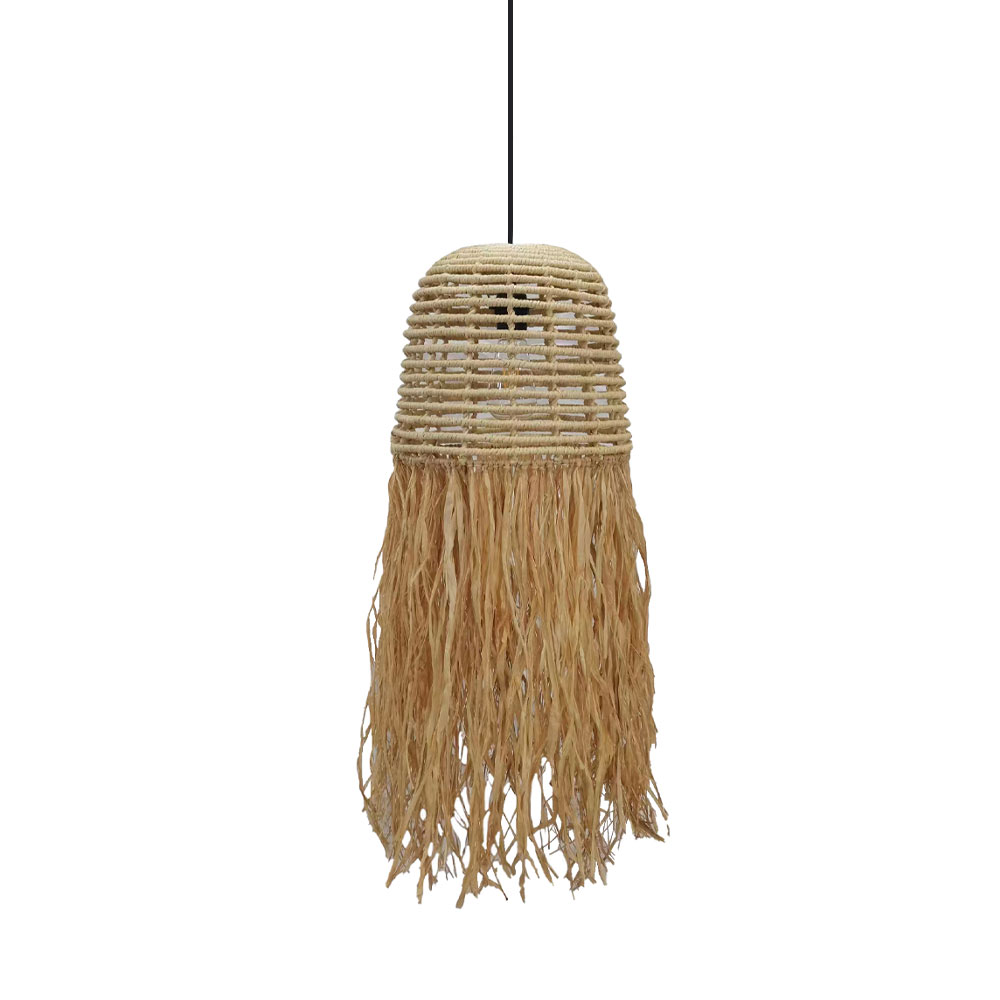 CUBA ΦΩΤΙΣΤΙΚΟ ΟΡΟΦΗΣ 30x30x71 RATTAN ΦΥΣΙΚΟ -029708 