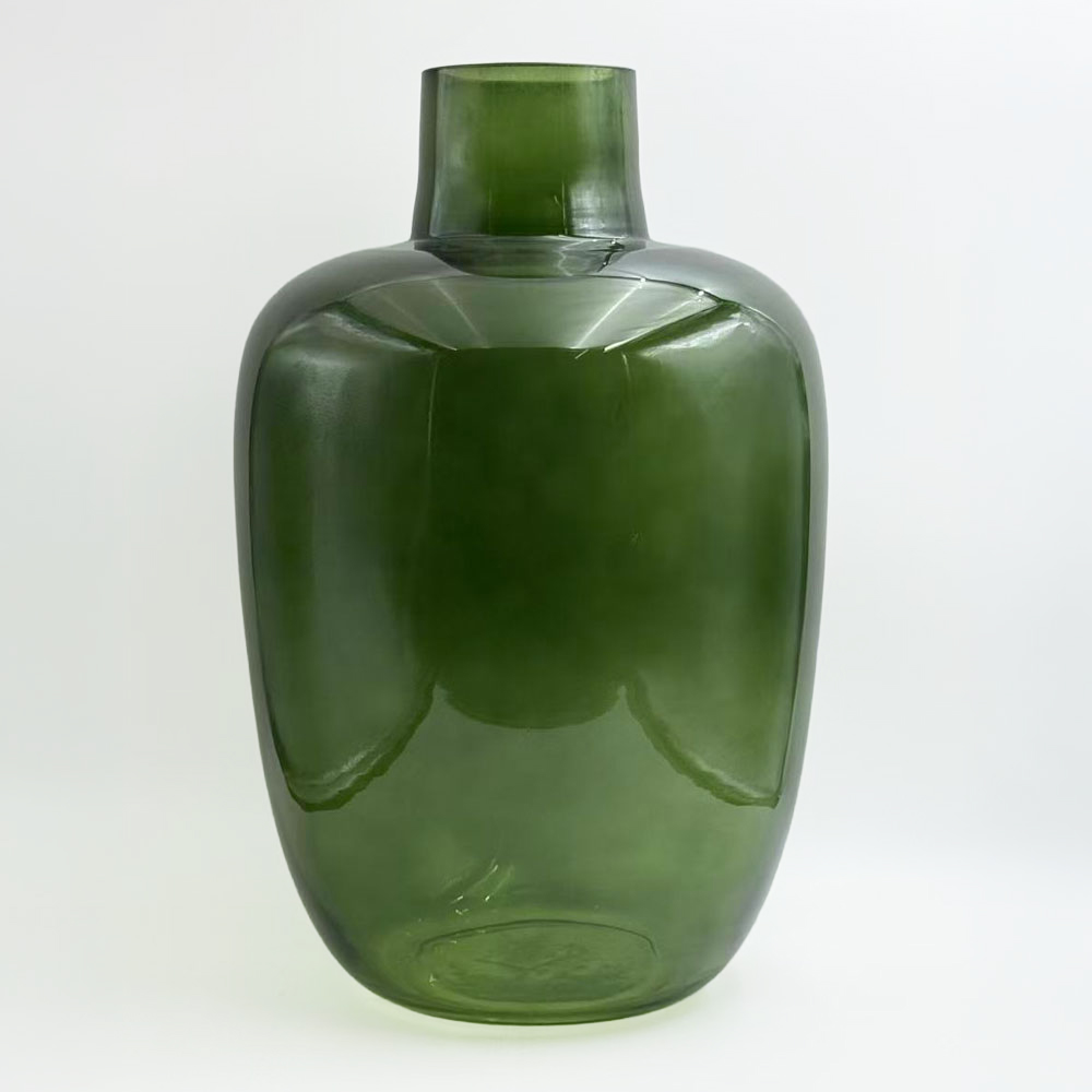 VIDRIO ΒΑΖΟ 25x25x38cm ΓΥΑΛΙ ΠΡΑΣΙΝΟ