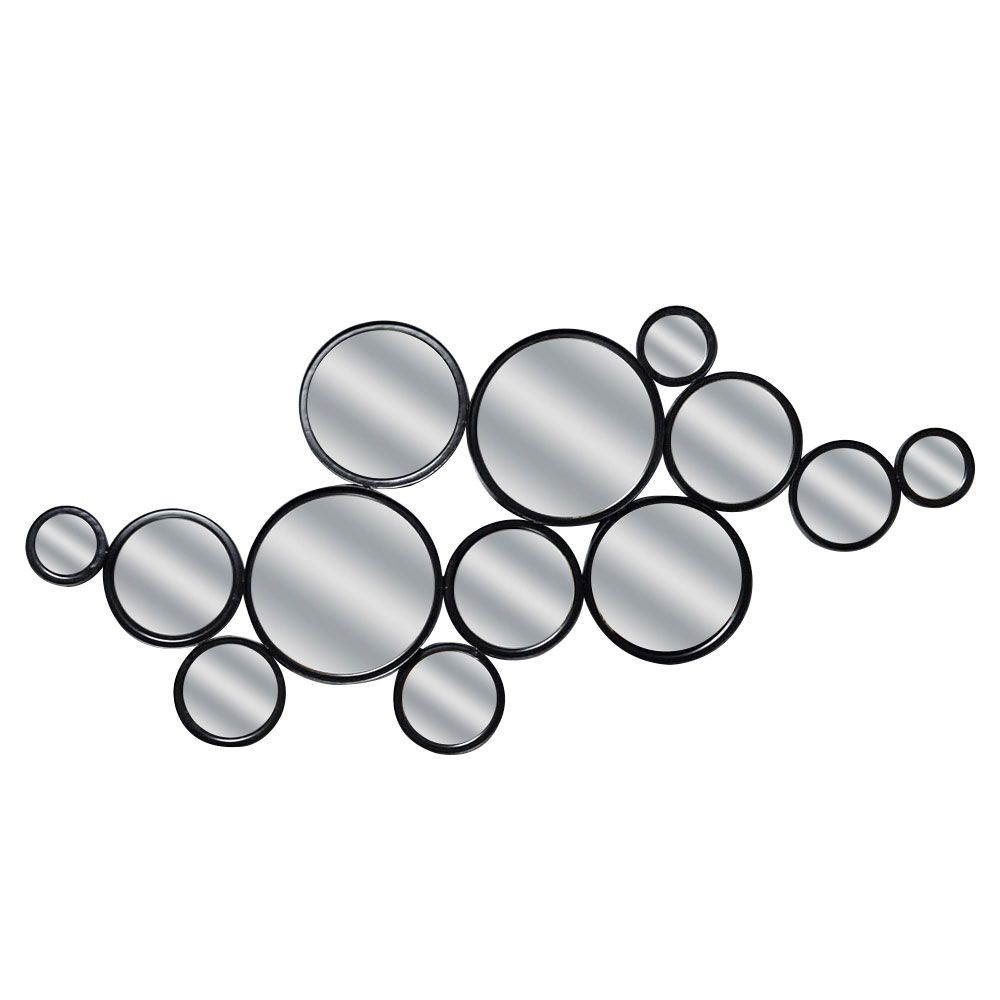 BUBBLES ΚΑΘΡΕΠΤΗς ΤΟΙΧΟΥ METALLO ΜΑΥΡΟ 127,8X3,2XY60,5EK. Liberta  - 11-0345