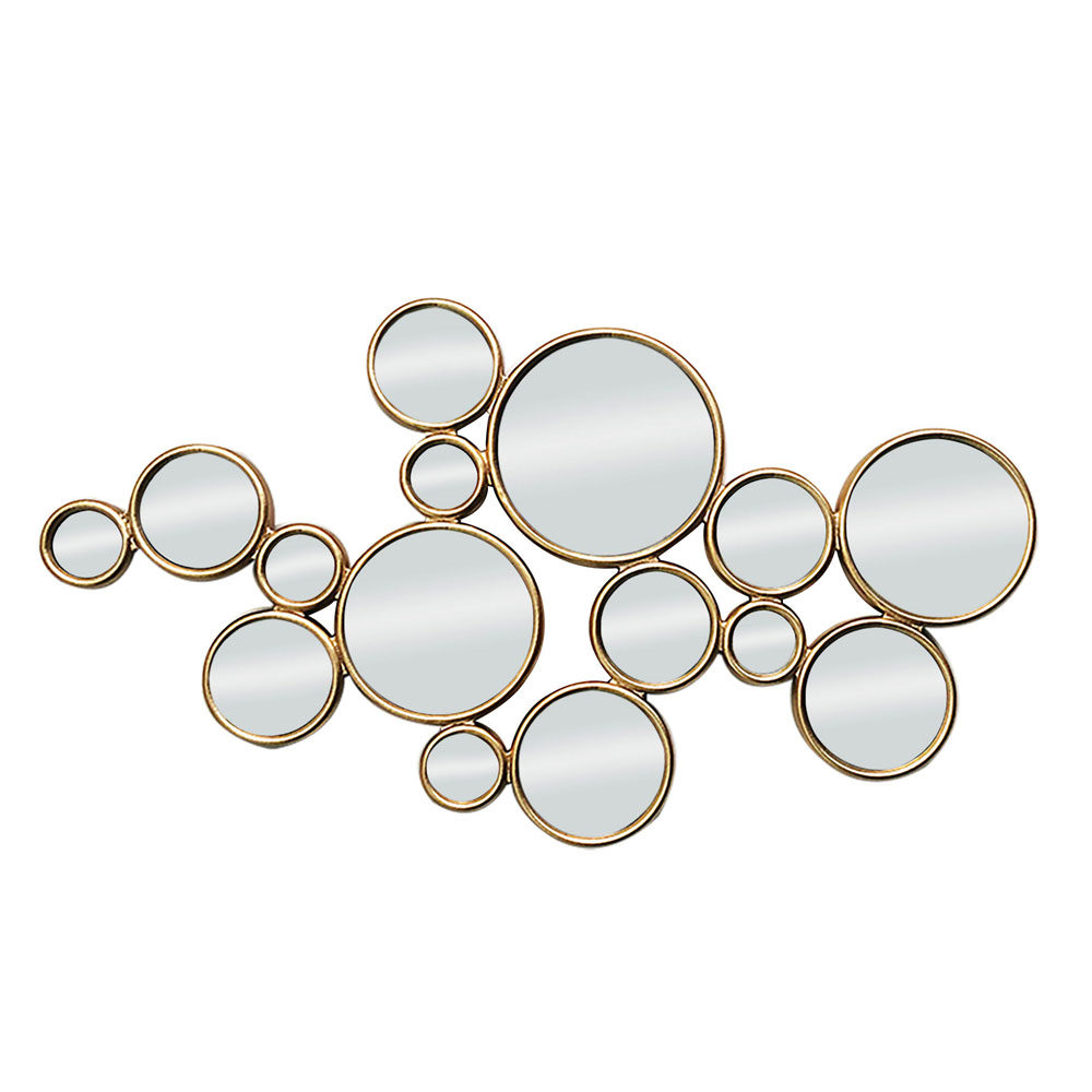 BUBBLES ΚΑΘΡΕΠΤΗΣ ΧΡΥΣΟ 58xH106cm