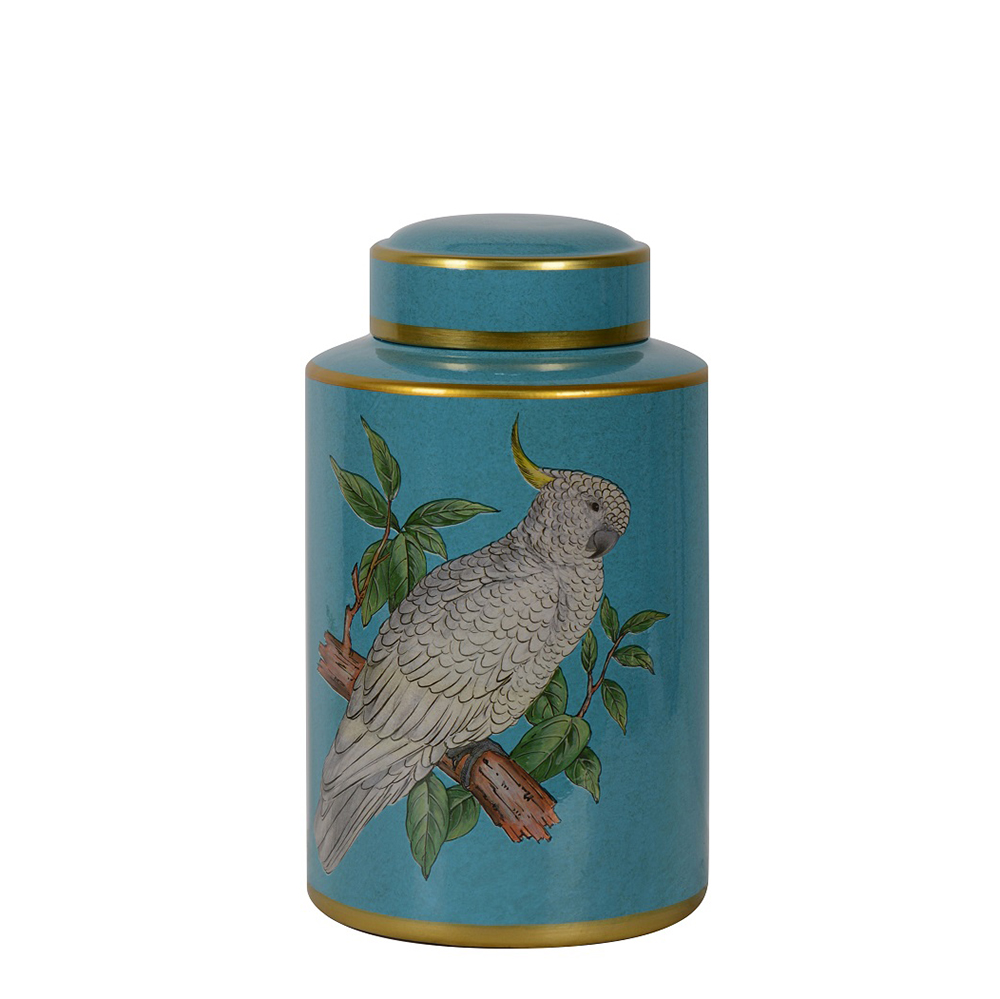 ΒΑΖΟ ΚΕΡΑΜΙΚΟ ΤΥΡΚΟΥΑΖ PARROTS ΥΨΟΥΣ 27,50ΕΚ. 155-230