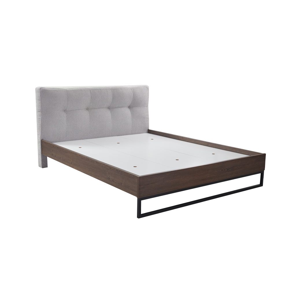 INSPIRE ΚΡΕΒΑΤΙ (ΓΙΑ ΣΤΡΩΜΑ 160x200cm) ΚΑΡΥΔΙ 160x200cm