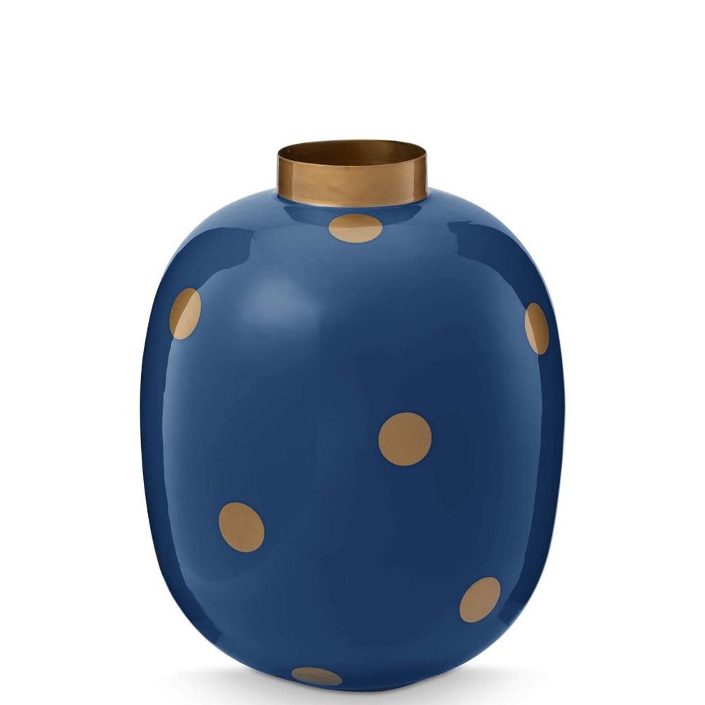 PIP STUDIO ΜΕΤΑΛΛΙΚΟ ΒΑΖΟ DOTS DELIGHT ΜΠΛΕ ΧΡΥΣΟ 32ΕΚ.-PIP STUDIO-51102104 PIP STUDIO ΜΕΤΑΛΛΙΚΟ ΒΑΖΟ DOTS DELIGHT ΜΠΛΕ ΧΡΥΣΟ 32ΕΚ.-PIP STUDIO-51102104