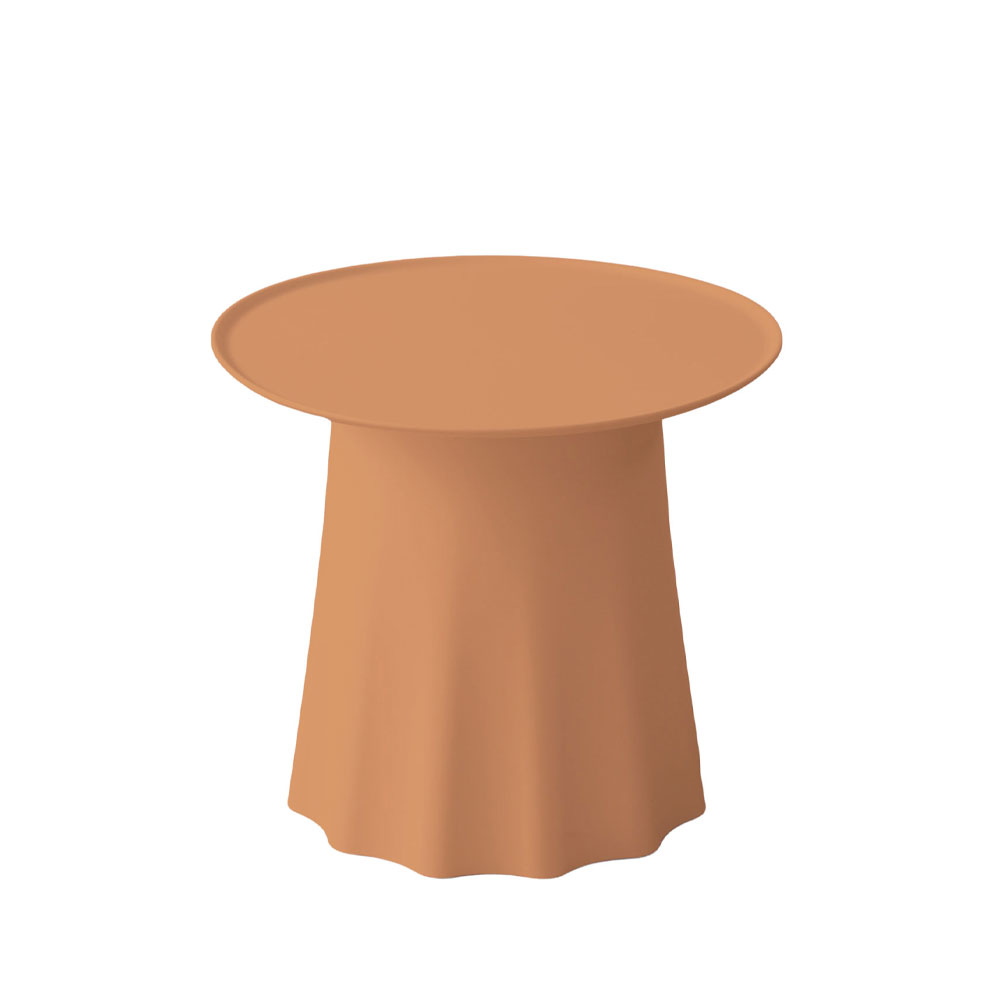 VOLANT SIDE TABLE PEACH 50x50x45cm