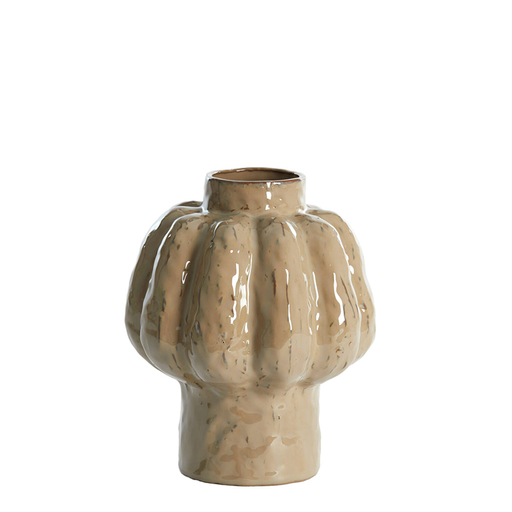 ΚΕΡΑΜΙΚΟ  ΒΑΖΟ ALIVERI ΧΡΩΜΑ TAUPE  Φ21,5Χ25ΕΚ.-5732927