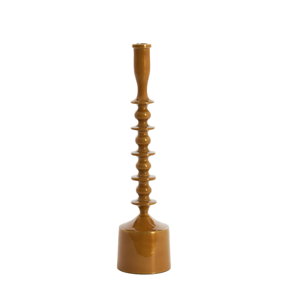 ΚΗΡΟΠΗΓΙΟ MERAKO shiny ocher yellow ΧΡΥΣΟ ΔΙΑΜΕΤΡΟΥ 10εκ. - ΥΨΟΥς 42,5εκ. 6063960