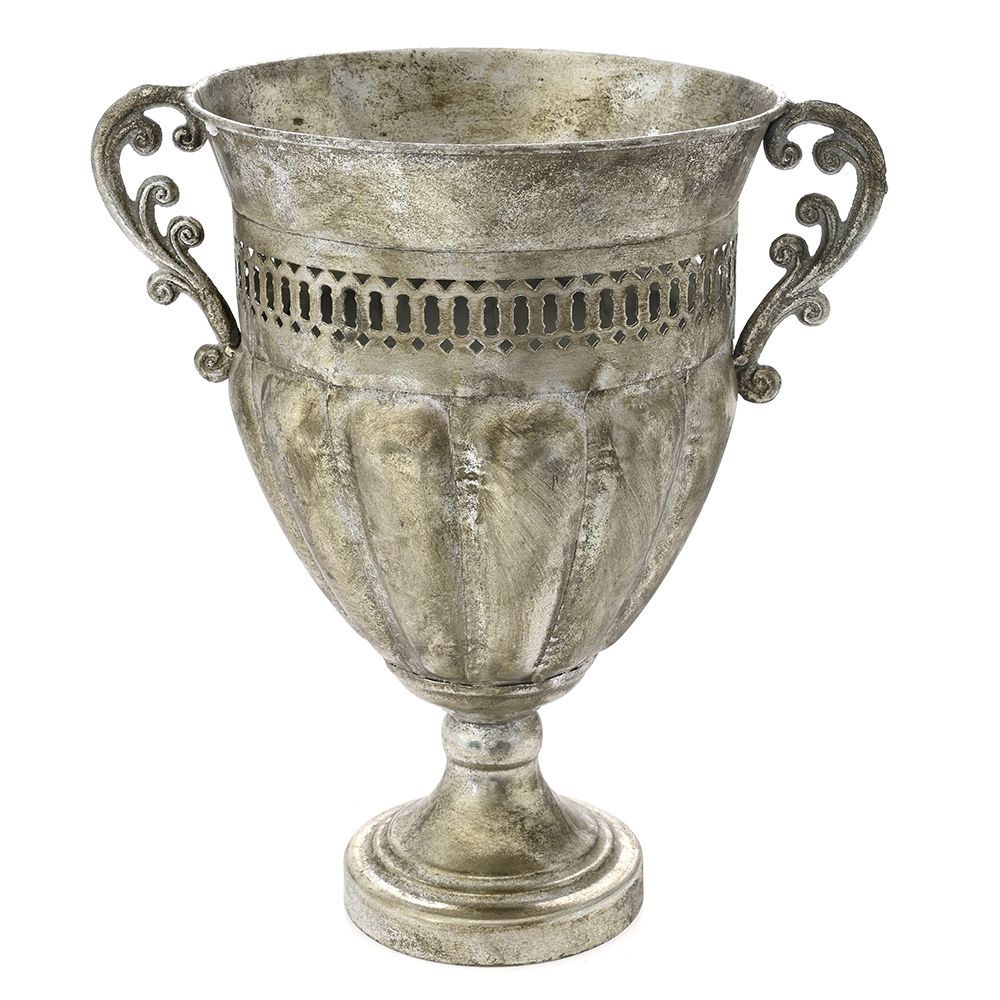 ΑΣΗΜΙ ΑΝΤΙΚΕ ΜΕΤΑΛΛΙΚΟς ΑΜΦΟΡΕΑς 29x22x32EK ΜΕ ΧΕΡΙ  Iliadis sa - 79329