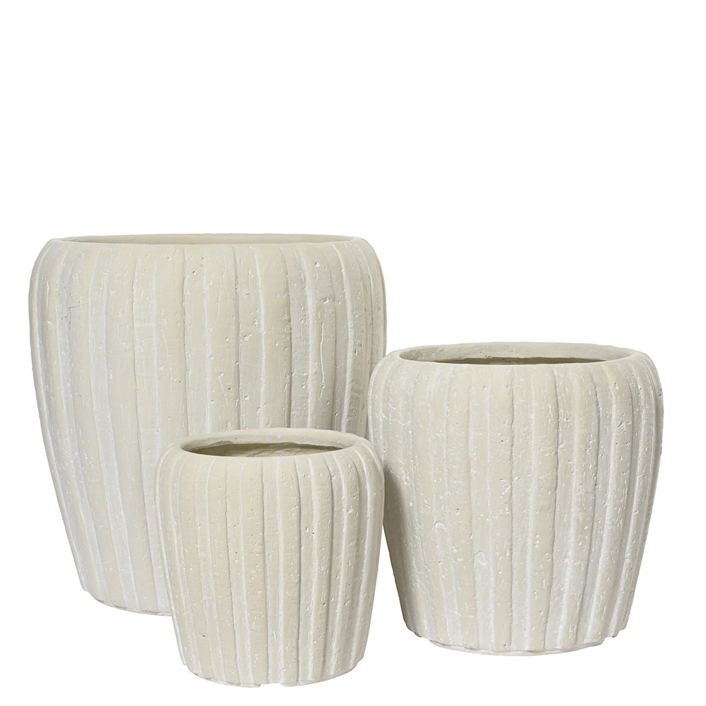 ΣΕΤ 3 ΤΜΧ ΚΑΣΠΩ FIBRE CLAY  ΕΚΡΟΥ ΜΠΕΖ  Δ43,5ΧΗ43ΕΚ.-KAEMINGK-890129