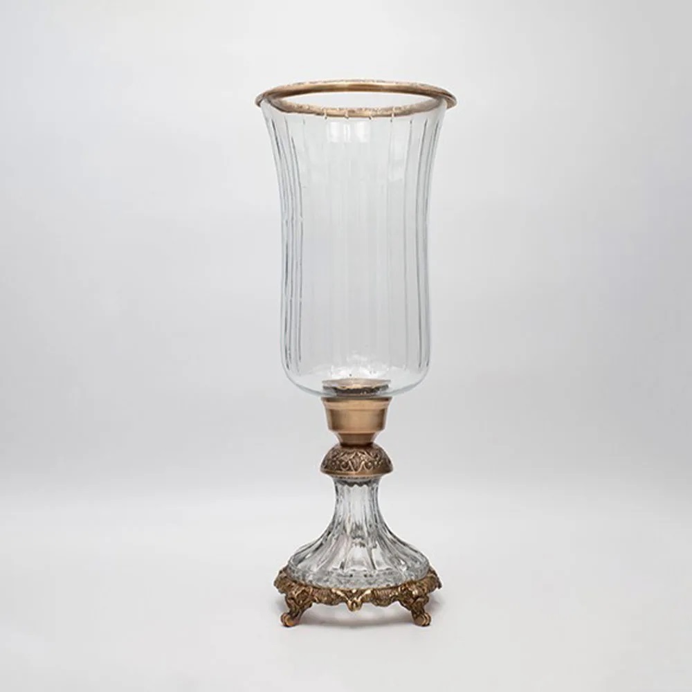 ΒΑΖΟ-ΚΗΡΟΠΗΓΙΟ ΜΕ ΠΟΔΙ  ΔΙΑΦΑΝΟ 17Χ17Χ38-ΕΚ.-819-00414