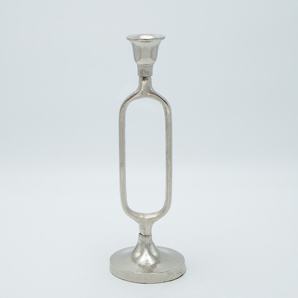 ΚΗΡΟΠΗΓΙΟ ΜΕΤΑΛΛΙΚΟ ΑΣΗΜΕΝΙΟ 9x9x30cm-EUROLAMP-819-00451