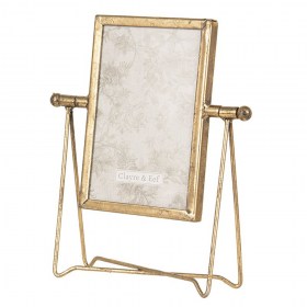 2f0596-photo-frame-10x15-cm-gold-colored-metal-rectangle-picture-frame