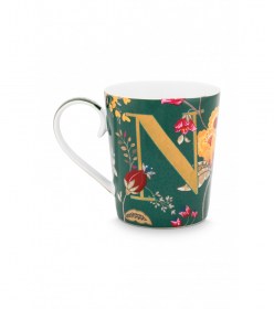 alphabet-mug-floral-fantasy-green-n-350ml