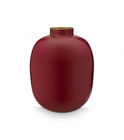 vase-metal-dark-red-32cm