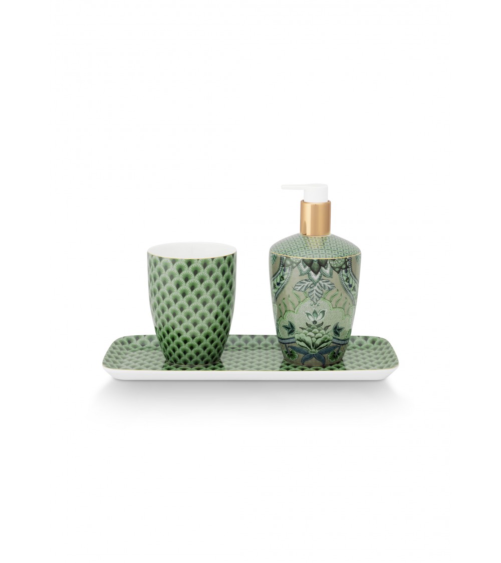 PIP STUDIO ΣΕΤ ΜΠΑΝΙΟΥ 3 ΤΕΜΑΧΙΩΝ KYOTO FESTIVAL GREEN ΠΟΡΣΕΛΑΝΗ - 51111105