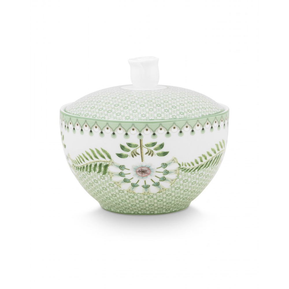 PIP STUDIO ΜΠΩΛ ΓΙΑ ΖΑΧΑΡΗ ΠΟΡΣΕΛΑΝΗ LILY LOTUS LIGHT GREEN TILES 300ML - 51008055