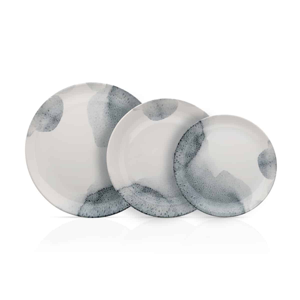 Σερβίτσιο Φαγητού Σετ 20τμχ In-glaze Stoneware Umbria Blue CRYSPO TRIO 25.094.40